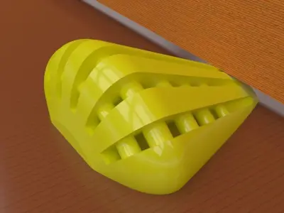 A fully printable doorstop 3D print model