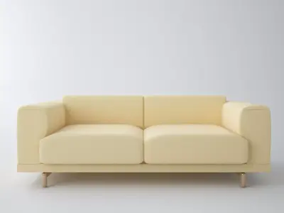 MUUTO Rest Sofa small 3D model