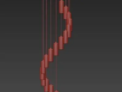 Candil Transparente Innok 3D model