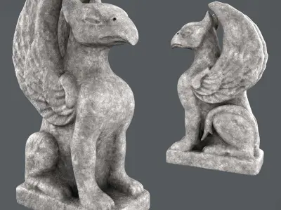 Statue of the Griffin 3D model