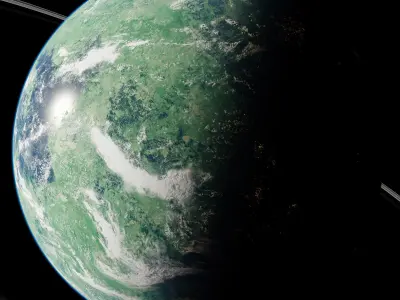 Planet Mehara 12K 3D model