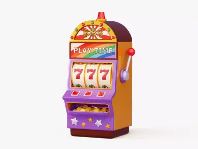 Classic Slot Machine 3D model