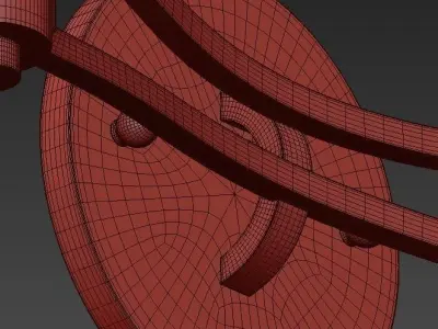 Loft Droplet Wall 3D model