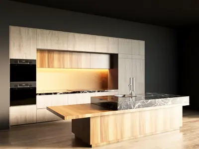 73-Kitchen1 texture 7 3D model