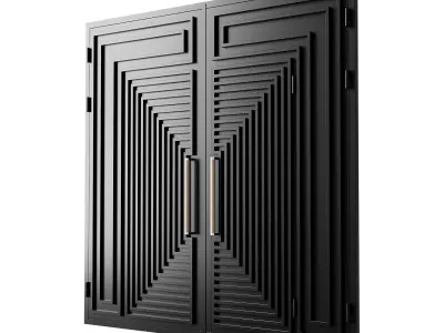 Gate black loft 3D model