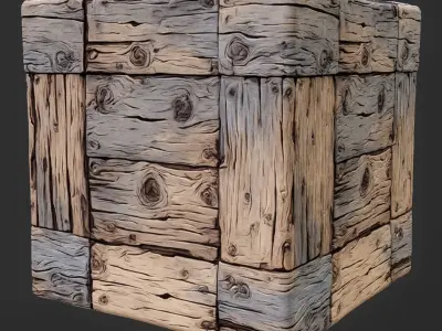 Stylized Wood Seamless Texture  Texture