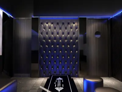 interior design 3dmax model - bar 3D model