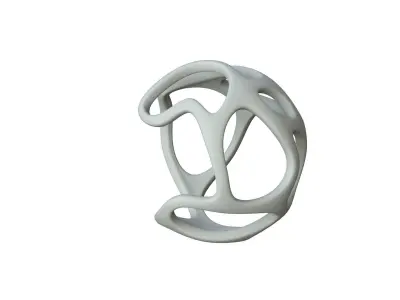 SciFi Cube Object No 27982 Low Poly Shape Texture