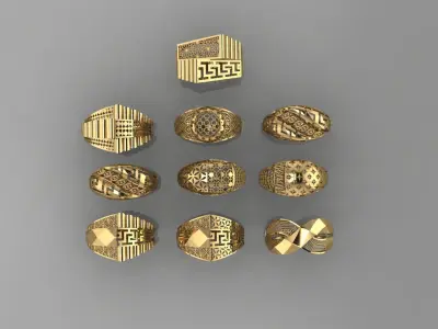  turtorial ring  3D print model