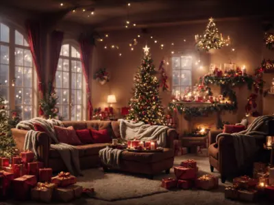 Christmas Interior Scenes Texture