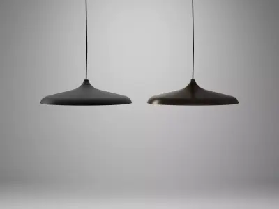 Menu Circular Lamp 3D model