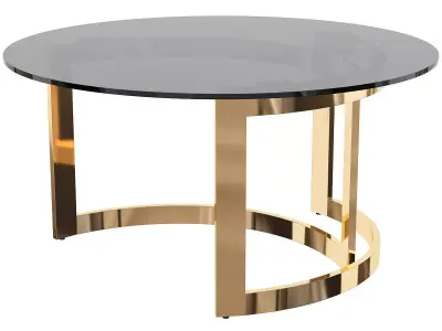 Coffee Table Gold 3D model