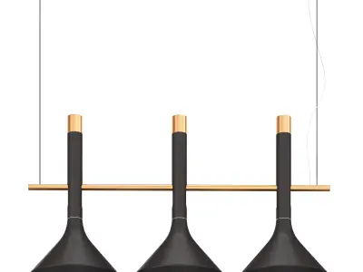Tubular Bells Lampadario 3D model