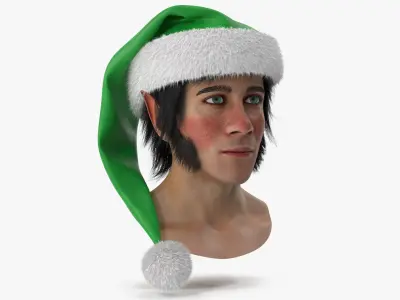  Christmas Elf Head 5 