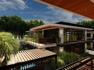 3D LUXURY RESORT 3D print model