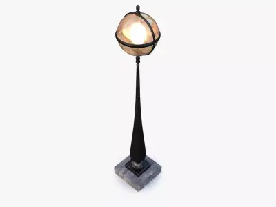 Outdoor Light 0001  Low-poly 3D model