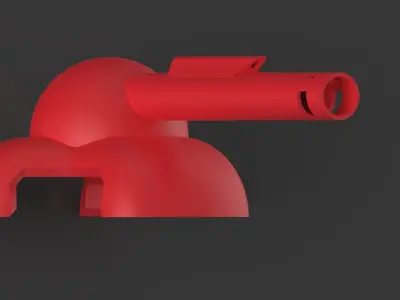 Cannon toy 3D print model