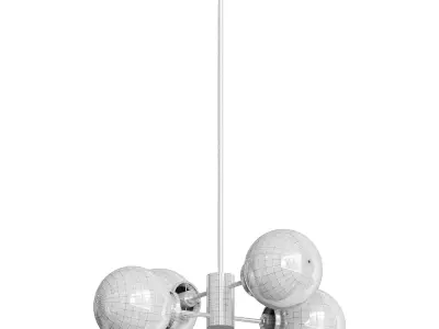 Sputnik Chandelier 3D model