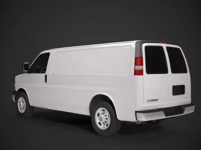 Chevy Express Slide Doors 3D model