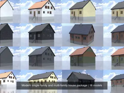Modern single-family and multi-family house package