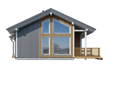 Alpine house Rait 3D model