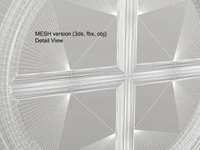 Small Round Window 3D model