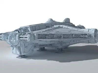 Star Wars Ahsoka serie Ghost with Fantom  3D print model