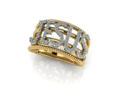 ring jesus  3D print model