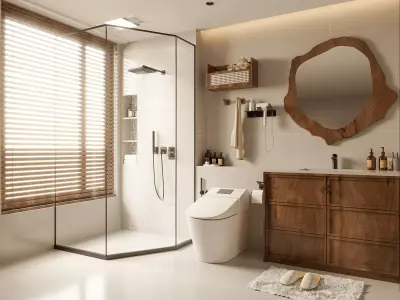 Modern Bathroom 3D Model 3D model