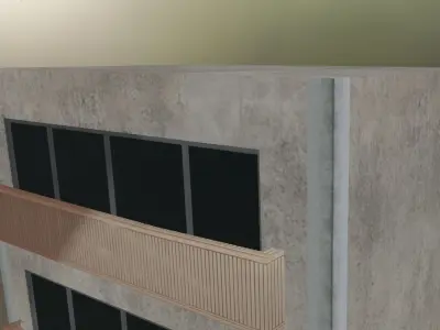 building 12 Low-poly 3D model get