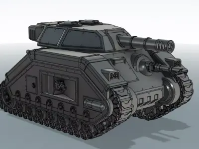 M-41 King Wolf MBT 3D print model
