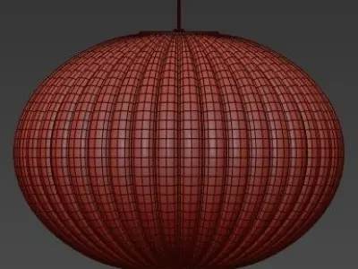 Coral Seaurchin Pendant Light 3D model