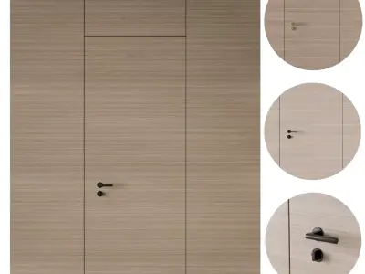 Door set 15 3D model