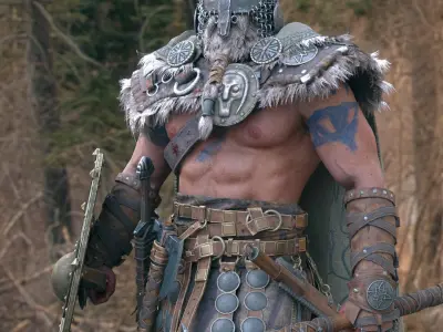  Viking Character PBR Rigged 