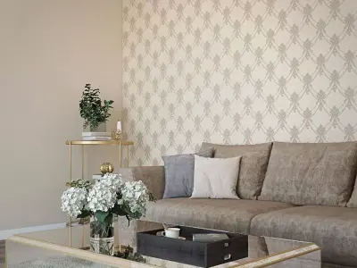 Beaded Swag Trellis Wallpaper Texture  Texture