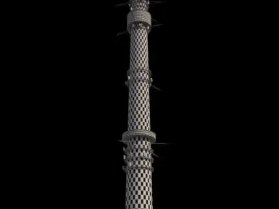 Ostankino Television Tower 3D model