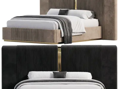 Trend modern bed By Evmoda collection 3D model