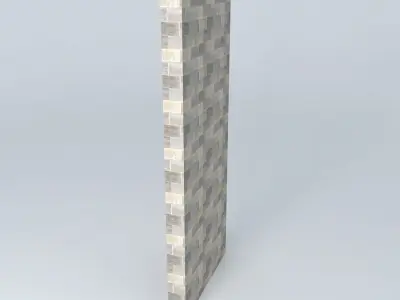 Wooden door  Free 3D model