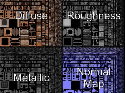 Traditional Pagoda Model Pack for Architectural Visualization Low-poly 3D model