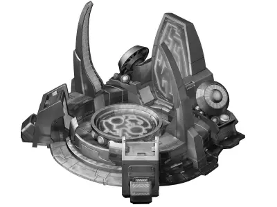 Fleet territory - command base 3D model