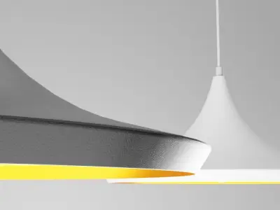 Pendant Ceiling Light P480BG Low-poly 3D model