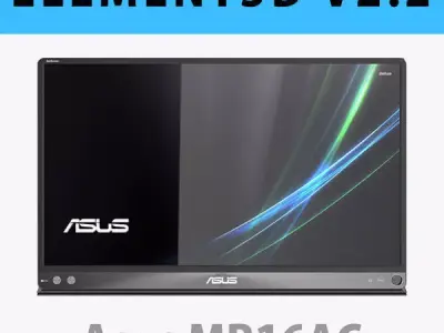 E3D - ASUS ZenScreen MB16AC model 3D model