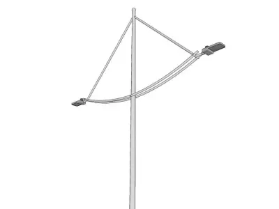 Light Pole - Lamp Post 08 3D model