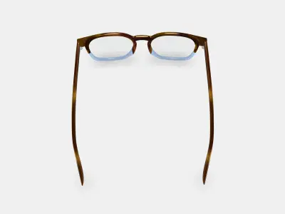 Santiago Eyeglasses in Hudson Blue Fade 3D model