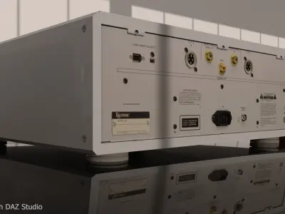 High-end SACD Esoteric P-02 3D model