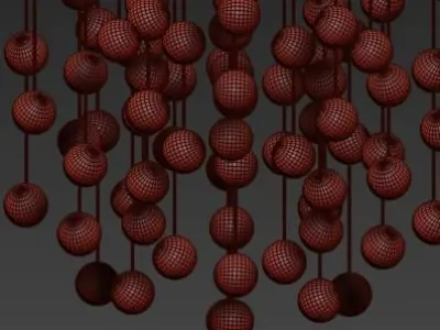 Floating Bubbles chandelier Studio Bel Vetro 3D model