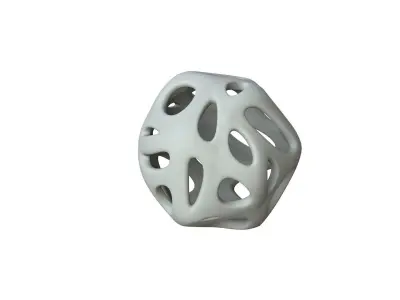 SciFi Cube Object No 18789 Low Poly Shape Texture