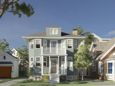 American house 3D model