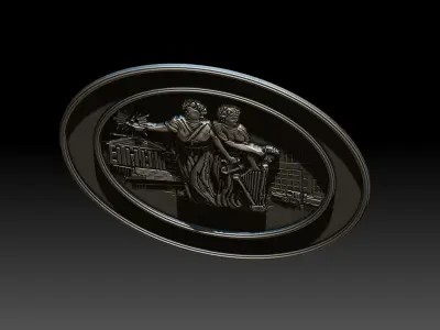 City Seal A15924 3D print model