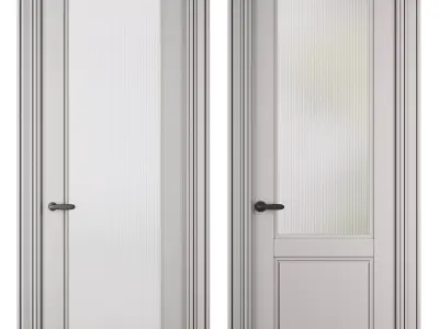 Entrance door set180 3D model